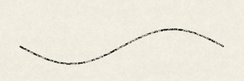 A pencil stroke